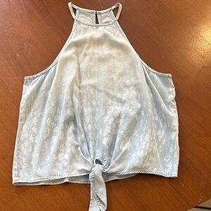 Cloth & Stone x Anthropologie Tie-Front Halter Tank Top